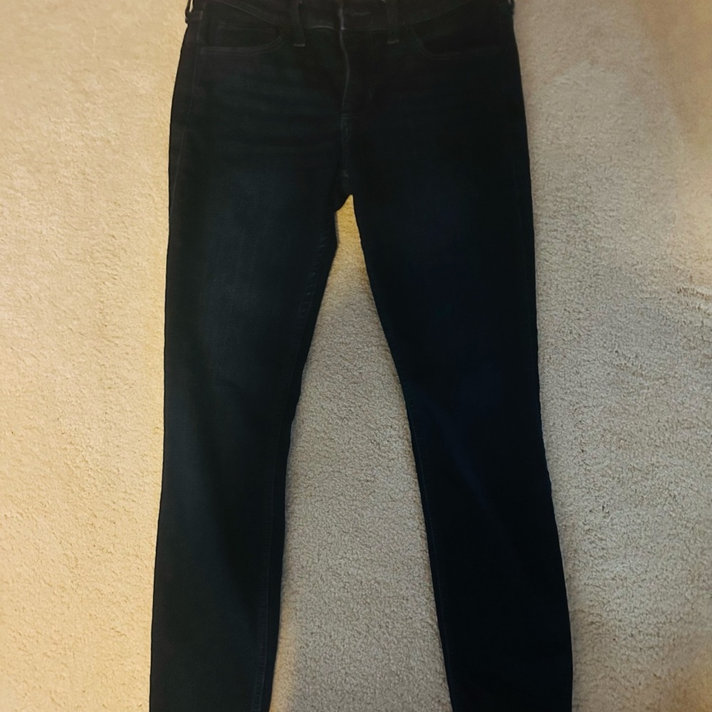 Hollister Dark Blue Low-Rise Super Skinny Jeans